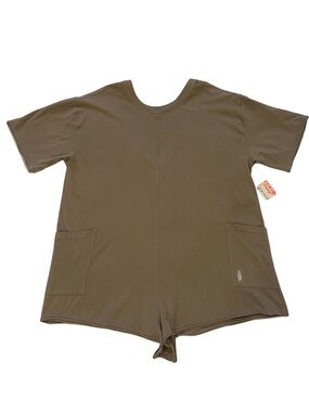 Free People Mocha Latte Romper | Medium